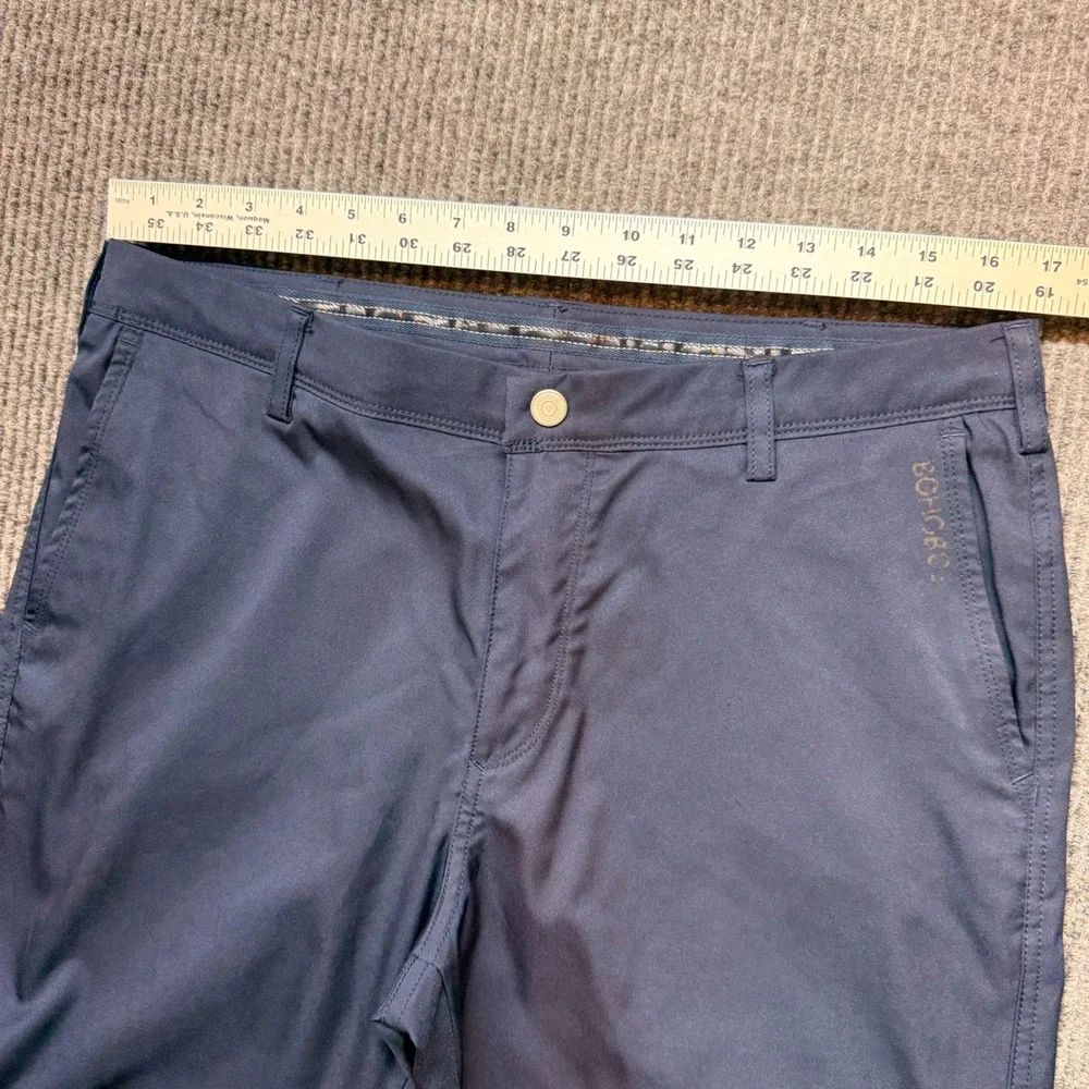 Bonobos Highland Golf Pants Mens 34x27 Navy Straight Leg Performance Stretch